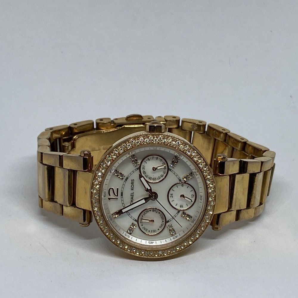 Michael Kors Parker MK5616 Womens Stainless Steel Analog Dial Quartz Watch UC790 - Picture 7 of 12
